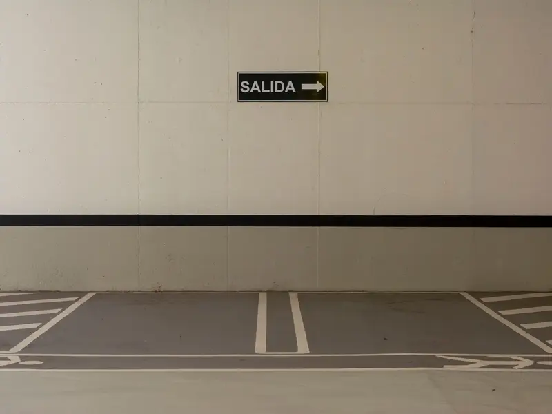 Empty single garage before EV charger installation in Frenchs Forest